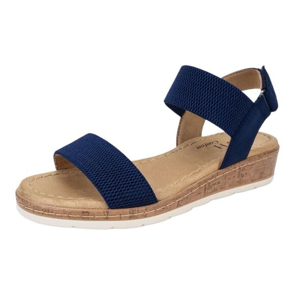 VJH Comfort Sandals Navy Blue Women’s Size US 8.5 M - Picture 1 of 9
